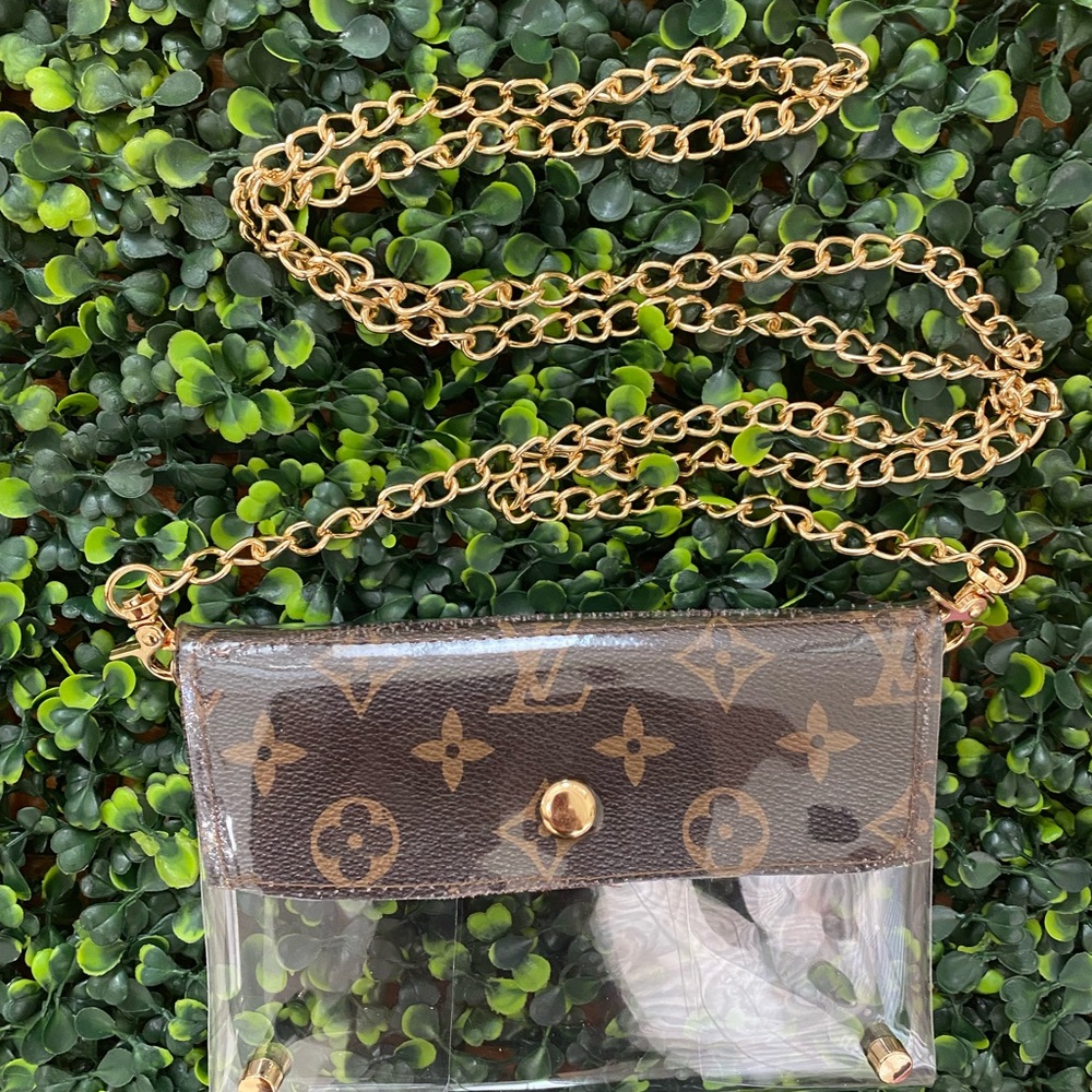 Small crossbody clear bag pvc purse